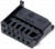 1-969489-1, Корпус Автомобильного Разъема, MQS, Гнездо, 6 вывод(-ов), AMP MQS Series Socket Contacts