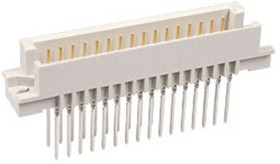 1393658-2, разъем DIN 41612 вилка 16x2 ряда 32 контакта шаг 2,54мм (DS1119-48M-V13) 1393658-2, разъем DIN 41612 вилка 16x2 ряда 32 контакта шаг 2,54мм (DS1119-48M-V13)