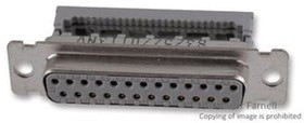 8325-6000, D-Sub Standard Connectors 25P OPEN COVR SOCKET LOW PROFILE