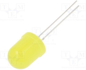 OSY5PAA134A-12V, LED; 10mm; yellow; 1120?1560mcd; 30°; Front: convex; 12V OSY5PAA134A-12V, LED; 10mm; yellow; 1120?1560mcd; 30°; Front: convex; 12V