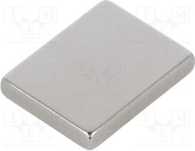 GN55.4-ND-16-12.5, Магнит: постоянный магнит, неодимовый, H: 2,5мм, 15Н, W: 12,5мм