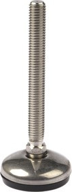 A105/006, M12 Stainless Steel Adjustable Foot, 350kg Static Load Capacity 3.5° Tilt Angle