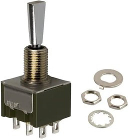 M2029ES1W01, Toggle Switches DPDT ON OFF (ON)