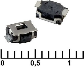 IT-1136E L=5.5mm, Тактовая кнопка IT-1109, 5.5 мм, OFF-(ON), 50 мА, 12 В, 50 мОм