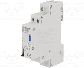 BI220-10/24VDC, Реле: установочное, бистабильное, NO, Uобмотки: 24ВDC, Монтаж: DIN