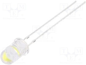 OSW46V5111A, LED; 5mm; white cold; 60000?70000mcd; 15°; Front: convex; 5.5?6.5V OSW46V5111A, LED; 5mm; white cold; 60000?70000mcd; 15°; Front: convex; 5.5?6.5V