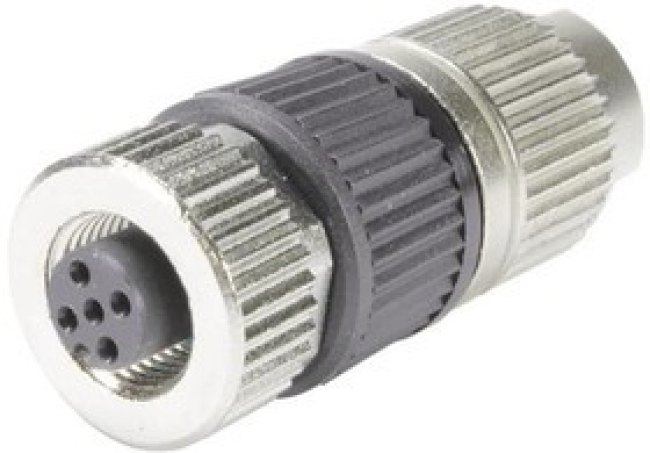 21 03 329 1401, Circular Connector, M12, Plug, Straight, Poles - 4, Screw Terminal, Cable Mount 21 03 329 1401, Circular Connector, M12, Plug, Straight, Poles - 4, Screw Terminal, Cable Mount