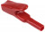 BU-121-2, Crocodile Clip, Zinc-Plated Steel Contact, 25A, Red