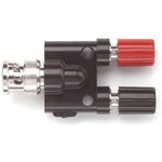 POM-1296, Адаптер, 500ВAC, банан 4мм гнездо x2, вилка BNC