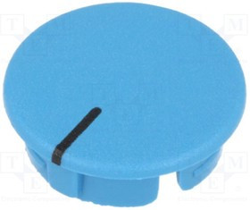 A4113106, Заглушка, ABS, синий, распорным стержнем, Указатель: черный