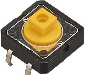 B3F-4055, Tactile Switches 12x12mm Std Ht .3 High-force 260g