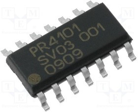 PR4101A, IC: driver; buck; контроллер LED; SO14; 50мА; 0?10В; Ch: 1; 7?40ВDC
