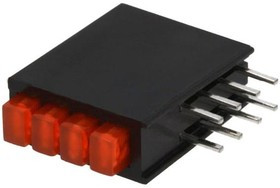 L-914CK/4IDT, Светодиодный модуль 4LEDх2х3мм/красный/ 625нм/1.8-8мкд/100°