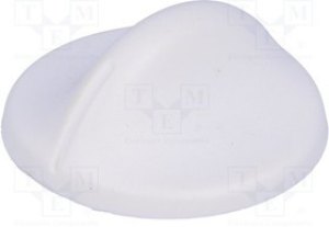 GW6M-30X12-B, Ручка, с указателем, dоси: 6мм, d30x12мм, белый, Ось: с насечкой GW6M-30X12-B, Ручка, с указателем, dоси: 6мм, d30x12мм, белый, Ось: с насечкой