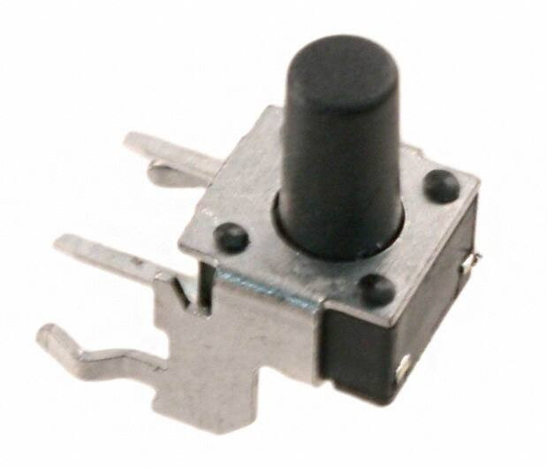 1-1825027-1, кнопка тактовая 6х6 угл. h=8.35мм 1-1825027-1, кнопка тактовая 6х6 угл. h=8.35мм