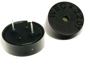 Излучатель звука пьезоэлектрический без генератора 22x 8мм, 1~30В, 4.0 кГц; зп 22x 8\1~30\\ 4,0\2P10