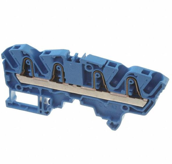 1SNK706022R0000, DIN Rail Terminal Blocks ZK4-4P-BL