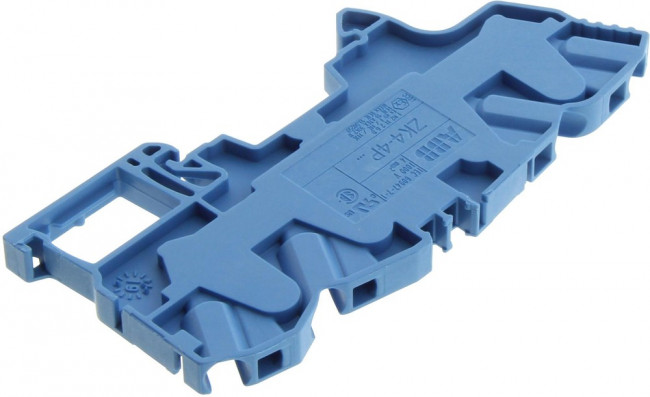 1SNK706022R0000, DIN Rail Terminal Blocks ZK4-4P-BL