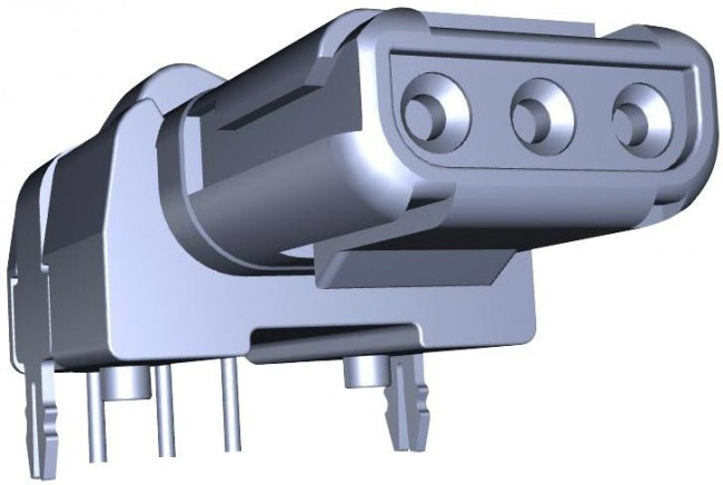 D369-G33-NS4, Rectangular MIL Spec Connectors 369 Inline PCB RCPT 3-Way, N-Key, Skt