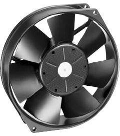 7112N/2, DC Fans Tubeaxial Fan, 150x38mm Round, 12VDC, 211.9CFM, Speed Signal/Open Collector Out
