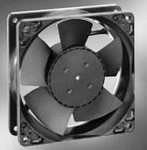 7112N/2, DC Fans Tubeaxial Fan, 150x38mm Round, 12VDC, 211.9CFM, Speed Signal/Open Collector Out