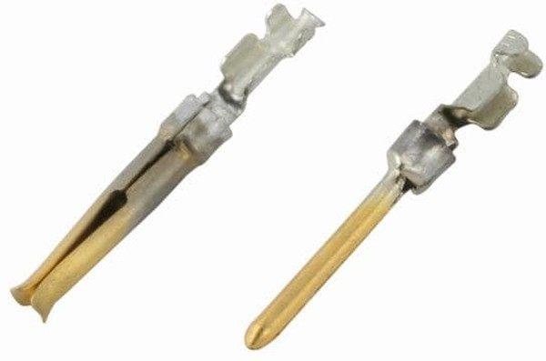 VN01-015-0046(1), Male Crimp Circular Connector Contact, Contact Size 20, Wire Size 22 20 AWG