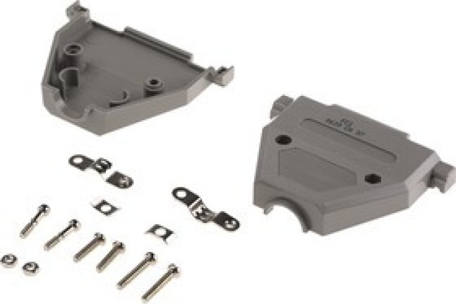 8630CH37UNCLF, 8630CH Series Thermoplastic D Sub Backshell, 37 Way 8630CH37UNCLF, 8630CH Series Thermoplastic D Sub Backshell, 37 Way