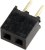 ZL262-2SG, Гнездо штыревое "мама" PIN 2 прямой 2,54мм THT 1x2 ZL262-2SG, Гнездо штыревое "мама" PIN 2 прямой 2,54мм THT 1x2