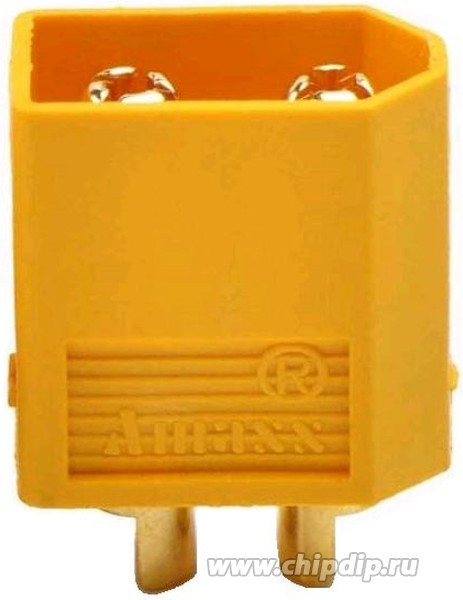 XT60-M, Разъем питания штекер 2 контакта