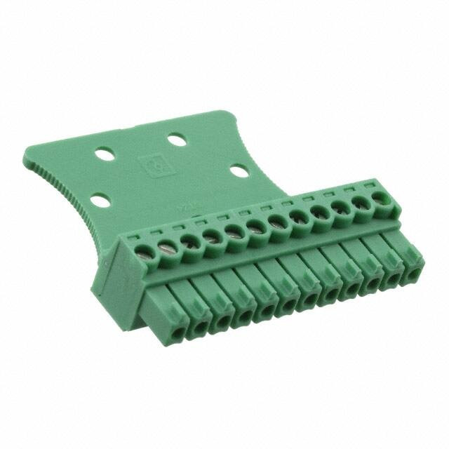1768910, Pluggable Terminal Blocks 12 Pos 3.5mm pitch Plug 28-16 AWG Screw