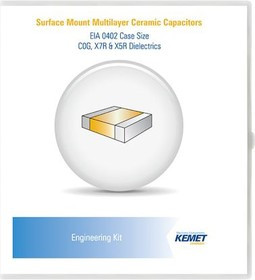 CER ENG KIT 28, Kemet Surface Mount Ceramic Capacitor Kit 30 pieces