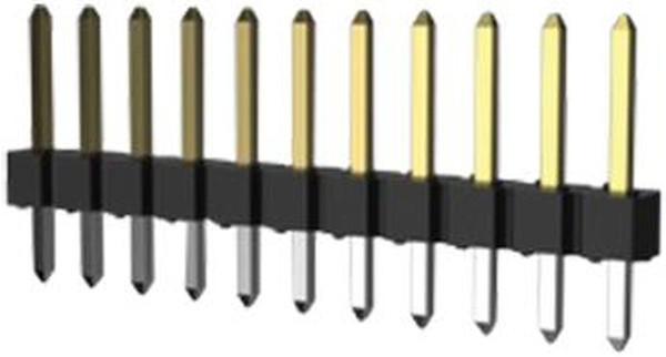 68602-104HLF, Headers &amp; Wire Housings 2X2P UNSHRD HDR 30 microinch gold