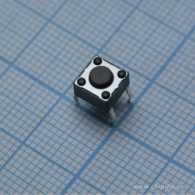 TS61N (SDTX-610-N), Переключатель тактовый h=4.3мм