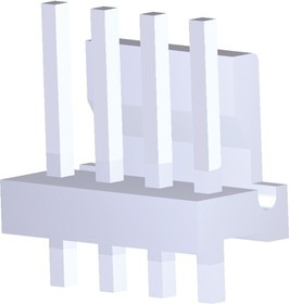 644752-4, MTA-156 Series Straight Through Hole Pin Header, 4 Contact(s), 3.96mm Pitch, 1 Row(s), Unshrouded 644752-4, MTA-156 Series Straight Through Hole Pin Header, 4 Contact(s), 3.96mm Pitch, 1 Row(s), Unshrouded