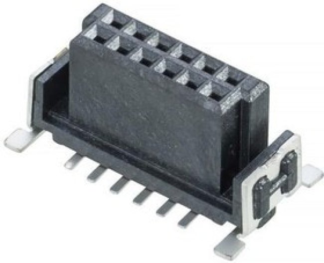 M55-6001242R, Board to Board & Mezzanine Connectors 12P 1.27 SMC Female Vertical SMT Type M55-6001242R, Board to Board & Mezzanine Connectors 12P 1.27 SMC Female Vertical SMT Type
