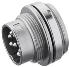 C091-11W008-000-2, Circular DIN Connectors MALE RECEPTACLE 8 WAY