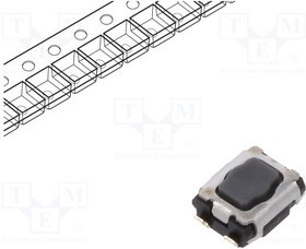 EVPAAN02Q, Микропереключатель TACT, SPST, Пол: 2, SMT, нет, 5Н, 2,9x3,5x1,4мм