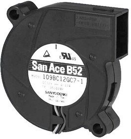 Вентилятор Sanyo Denki 109BC12HA7-1 12v 0.100A 1.20W 51x52.6x15 2pin