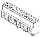 39910-0104, Fixed Terminal Blocks 10.16MM 4 CKT PCB Terminal Block
