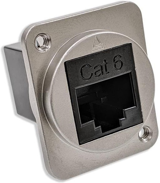 EHRJ45D6M3, ADAPTER, RJ45 JACK-JACK, 8P8C, CAT6