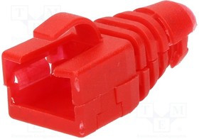 RJ45SRB-RET-R, Корпус вилки RJ45, Цвет: красный