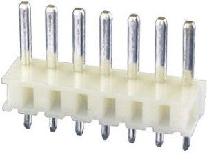 B7P-SHF-1AA(LF)(SN), 1x7P 1 2.5mm 7 Brass Plugin,P=2.5mm Wire To Board / Wire To Wire Connector ROHS