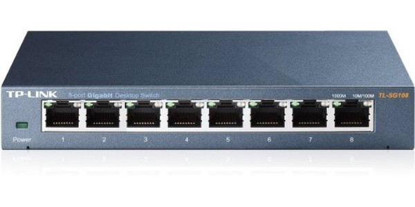 Коммутатор 8PORT 1000M TL-SG108 TP-LINK Коммутатор 8PORT 1000M TL-SG108 TP-LINK
