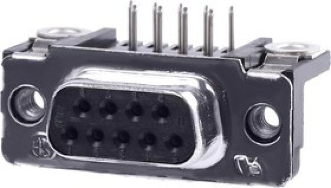 5745781-4, D-Sub Standard Connectors RECP FRNT MTL SHL 9P