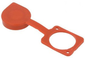 CP30285R, Заглушка, красный, Корп: стандарт XLR, 19x24мм, Серия: FT