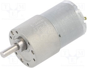 POLOLU-4746, Двигатель: DC, с редуктором, 6-12ВDC, 5,5А, Ось: D профиль, d: 37мм