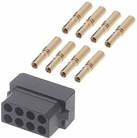 M80-8440845, Power to the Board 4+4 DIL F/CRIMP CON S/B HI-TEMP