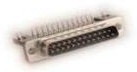 621-009-668-032, Conn D-Subminiature PIN 9 POS 2.74mm Solder RA Thru-Hole 9 Terminal 1 Port