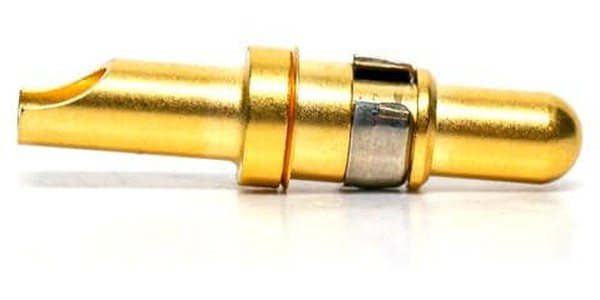 86303056NLF, DW Series, Male Solder D-Sub Connector Power Contact, Gold over Nickel Power, 12 AWG
