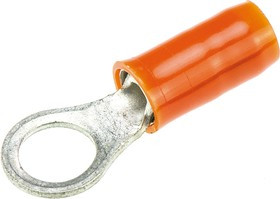 152881, PIDG Insulated Ring Terminal, M5 Stud Size, 0.8mm² to 1.65mm² Wire Size, Orange, Red 152881, PIDG Insulated Ring Terminal, M5 Stud Size, 0.8mm² to 1.65mm² Wire Size, Orange, Red